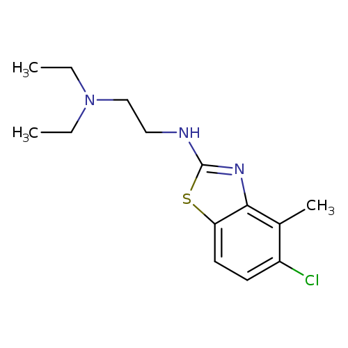 N1-(5-CHLORO-4-METHYLBENZO[D]THIAZOL-2-YL)-N2,N2-DIETHYLETHANE-1,2-DIAMIN+
