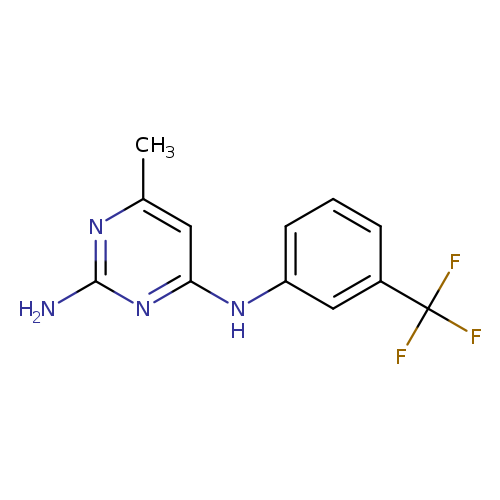 6-methyl-N4-[3-(trifluoromethyl)phenyl]pyrimidine-2,4-diamine