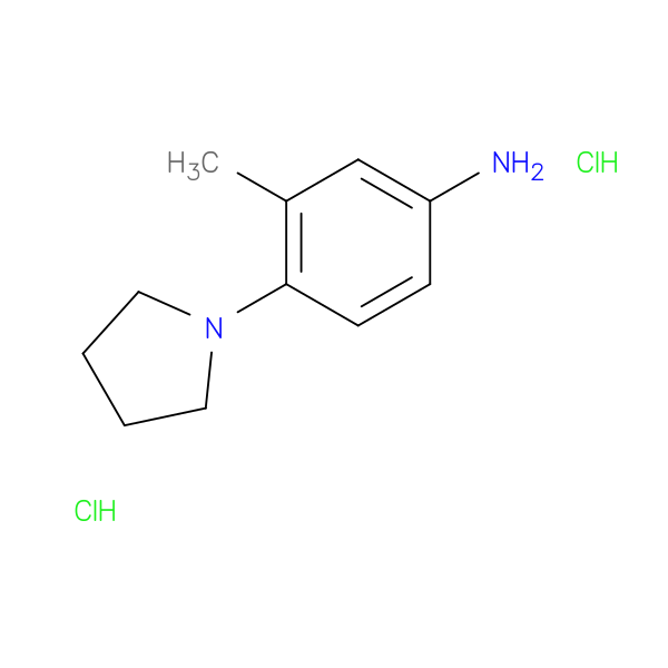 3-methyl-4-(pyrrolidin-1-yl)aniline dihydrochloride