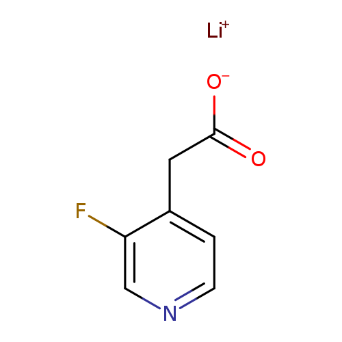 lithium(1+)ion2-(3-fluoropyridin-4-yl)acetate