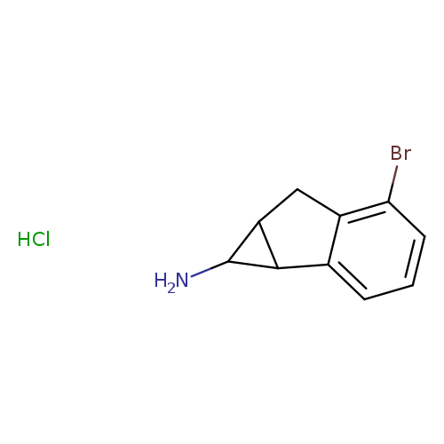 5-bromo-1H,1aH,6H,6aH-cyclopropa[a]inden-1-amine hydrochloride