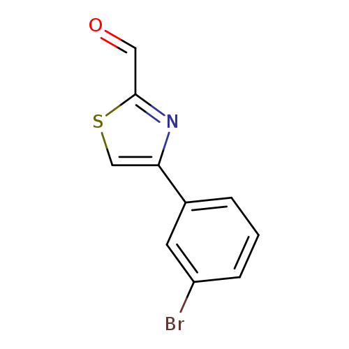 2-Thiazolecarboxaldehyde, 4-(3-bromophenyl)-