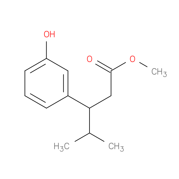 Methyl 3-(3-hydroxyphenyl)-4-methylpentanoate