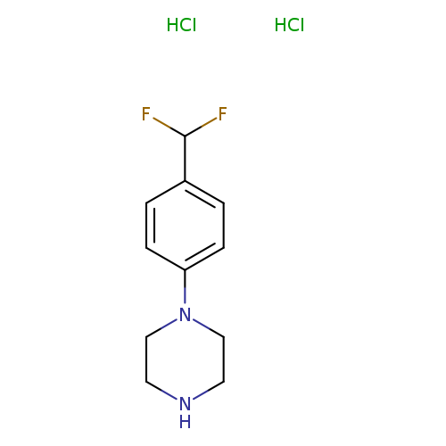 1-[4-(difluoromethyl)phenyl]piperazine dihydrochloride