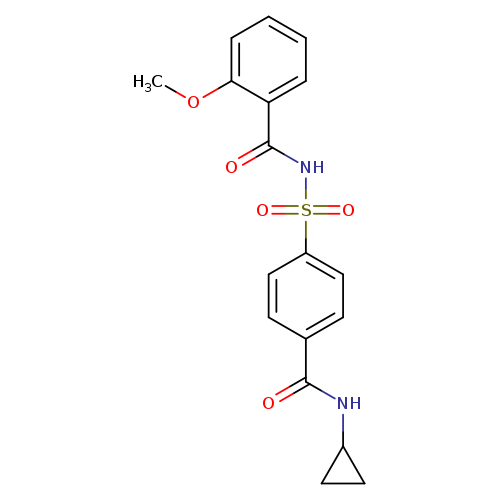 N-((4-(Cyclopropylcarbamoyl)Phenyl)Sulfonyl)-2-Methoxybenzamide