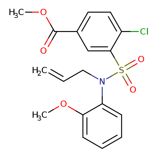 methyl 4-chloro-3-[(2-methoxyphenyl)(prop-2-en-1-yl)sulfamoyl]benzoate