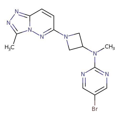 5-bromo-N-methyl-N-(1-{3-methyl-[1,2,4]triazolo[4,3-b]pyridazin-6-yl}azetidin-3-yl)pyrimidin-2-amine