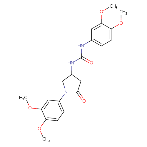 1-(3,4-dimethoxyphenyl)-3-[1-(3,4-dimethoxyphenyl)-5-oxopyrrolidin-3-yl]urea
