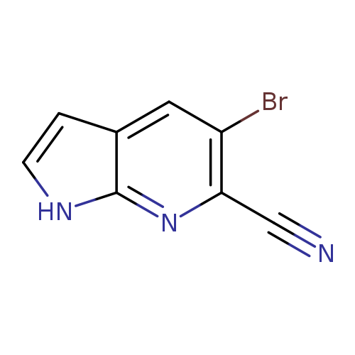 1H-Pyrrolo[2,3-b]pyridine-6-carbonitrile, 5-bromo-