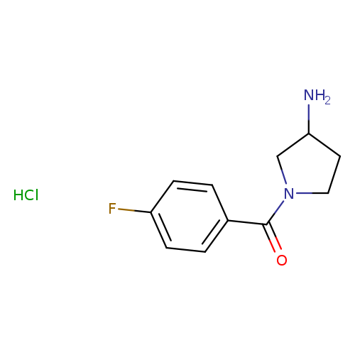 1-(4-Fluorobenzoyl)pyrrolidin-3-amine hydrochloride
