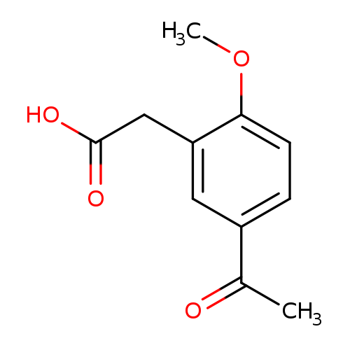 (5-Acetyl-2-methoxyphenyl)acetic acid