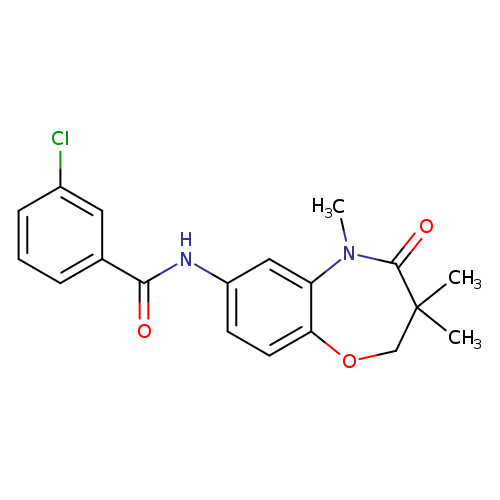 3-chloro-N-(3,3,5-trimethyl-4-oxo-2,3,4,5-tetrahydro-1,5-benzoxazepin-7-yl)benzamide