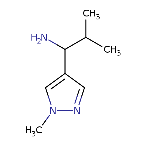 2-Methyl-1-(1-methyl-1h-pyrazol-4-yl)propan-1-amine