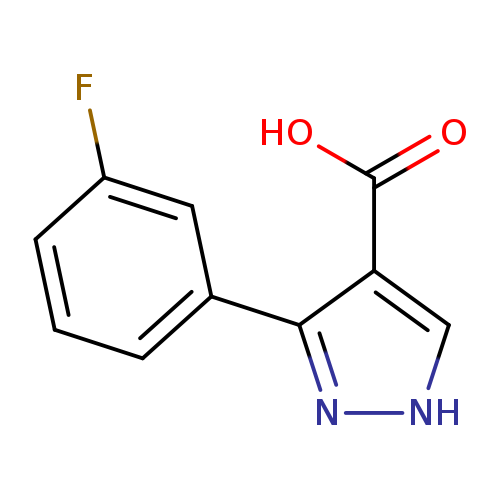 3-(3-FLUOROPHENYL)-1H-PYRAZOLE-4-CARBOXYLIC ACID