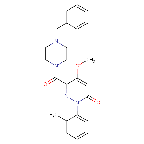 6-(4-benzylpiperazine-1-carbonyl)-5-methoxy-2-(2-methylphenyl)-2,3-dihydropyridazin-3-one