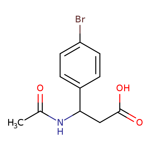 3-Acetamido-3-(4-bromophenyl)propanoic acid