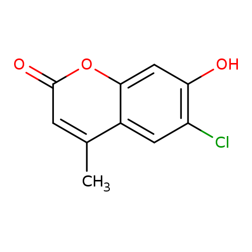 2H-1-Benzopyran-2-one,6-chloro-7-hydroxy-4-methyl-