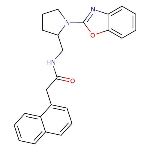 N-{[1-(1,3-benzoxazol-2-yl)pyrrolidin-2-yl]methyl}-2-(naphthalen-1-yl)acetamide