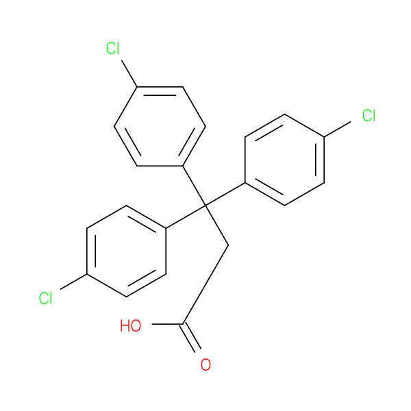 3,3,3-Tris(4-chlorophenyl)propionic acid
