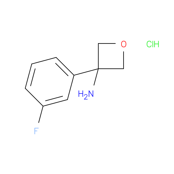 3-(3-Fluorophenyl)oxetan-3-amine hydrochloride