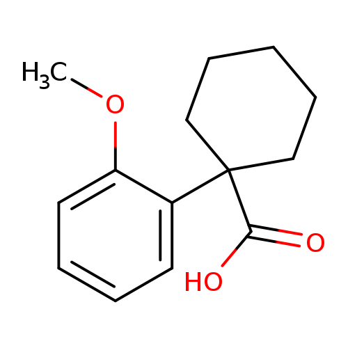 1-(2-methoxyphenyl)cyclohexane-1-carboxylic acid