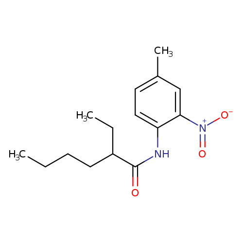2-ethyl-N-{2-nitro-4-methylphenyl}hexanamide