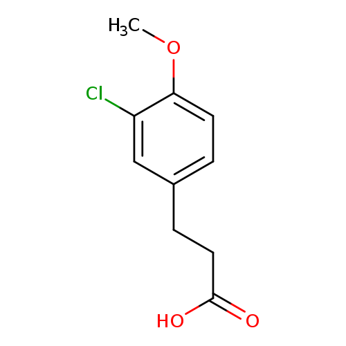 3-(3-Chloro-4-methoxyphenyl)propanoic acid