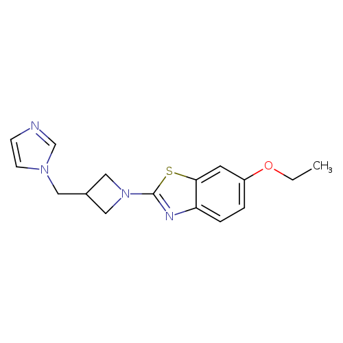 6-ethoxy-2-{3-[(1H-imidazol-1-yl)methyl]azetidin-1-yl}-1,3-benzothiazole
