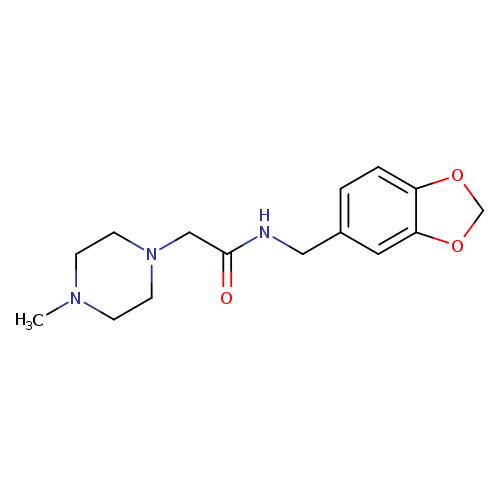 N-[(2H-1,3-benzodioxol-5-yl)methyl]-2-(4-methylpiperazin-1-yl)acetamide