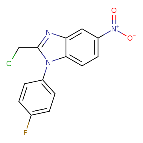 2-(chloromethyl)-1-(4-fluorophenyl)-5-nitro-1H-1,3-benzodiazole