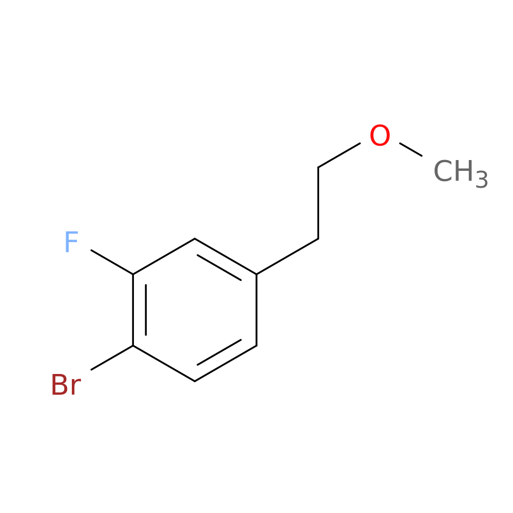 1-Bromo-2-fluoro-4-(2-methoxyethyl)benzene