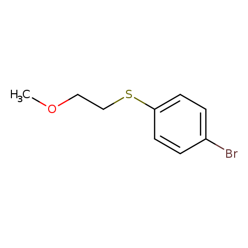 1-Bromo-4-[(2-methoxyethyl)sulfanyl]benzene