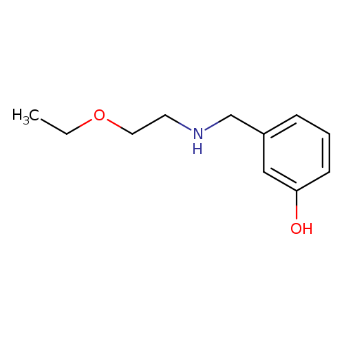 3-{[(2-ethoxyethyl)amino]methyl}phenol