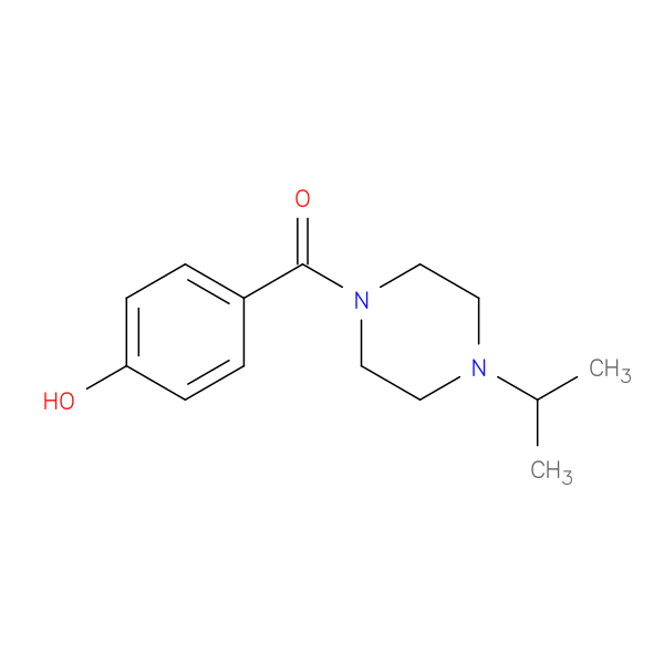 Piperazine, 1-(4-hydroxybenzoyl)-4-(1-methylethyl)-