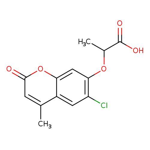 2-[(6-Chloro-4-methyl-2-oxo-2h-chromen-7-yl)oxy]propanoic acid