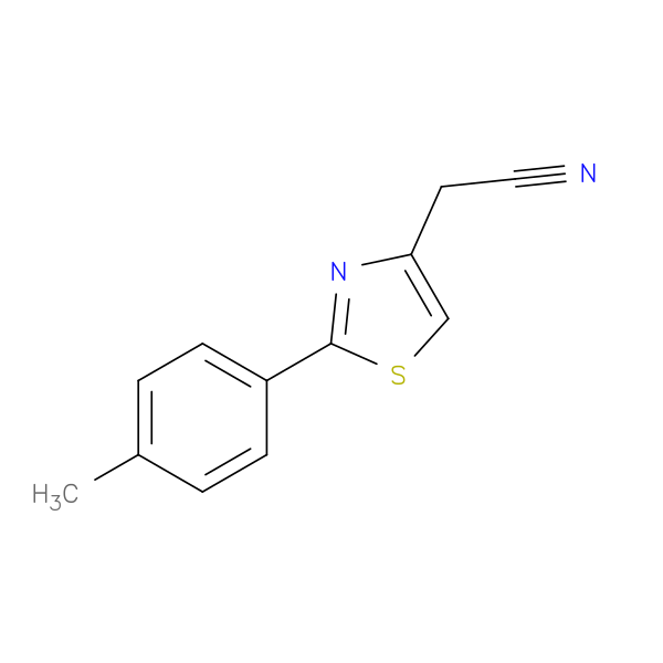 2-[2-(4-methylphenyl)-1,3-thiazol-4-yl]acetonitrile