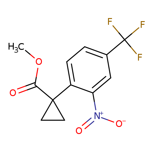 Methyl 1-(2-nitro-4-trifluoromethylphenyl)cyclopropanecarboxylate