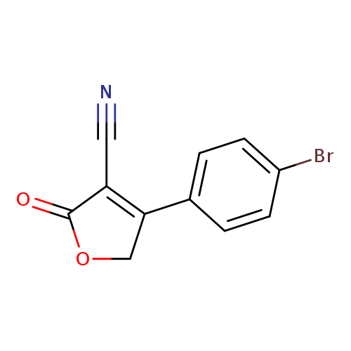 4-(4-Bromophenyl)-2-oxo-2,5-dihydrofuran-3-carbonitrile