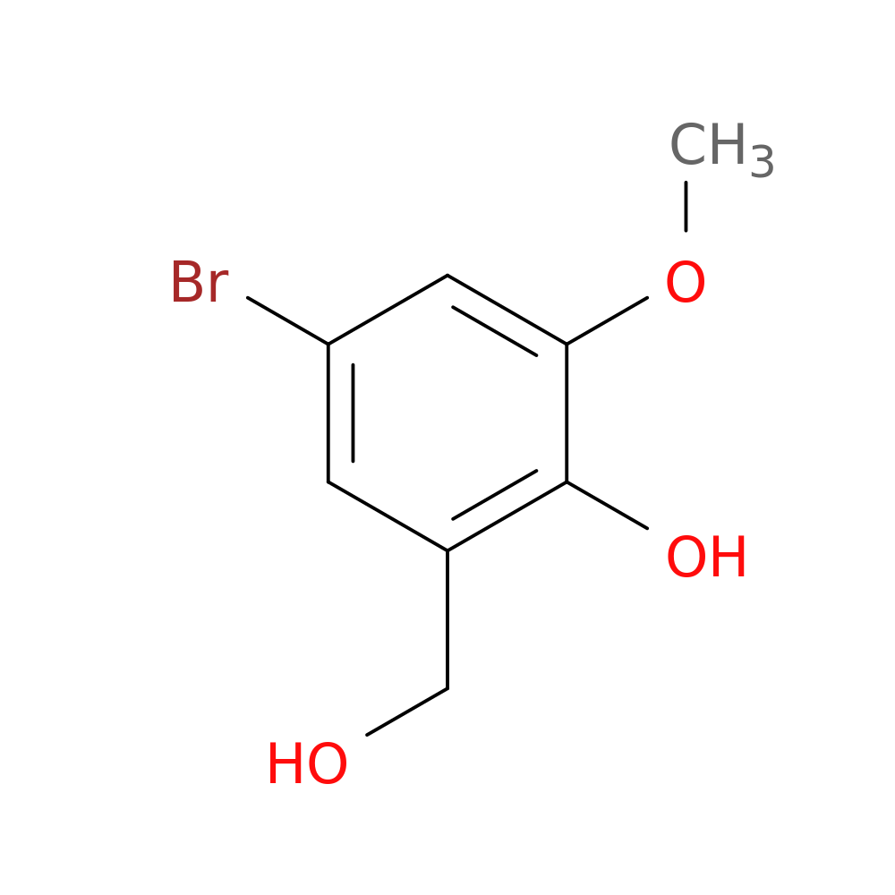 4-bromo-2-(hydroxymethyl)-6-methoxyphenol