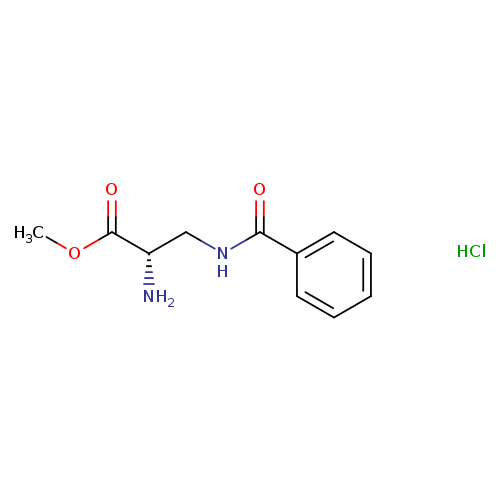 (S)-Methyl 2-amino-3-benzamidopropanoate, HCl