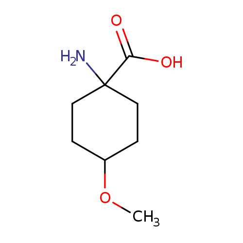 Cyclohexanecarboxylic acid, 1-amino-4-methoxy-