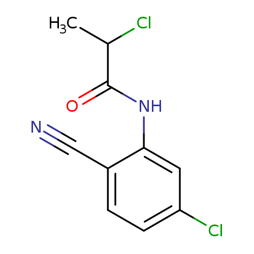 2-chloro-N-(5-chloro-2-cyanophenyl)propanamide