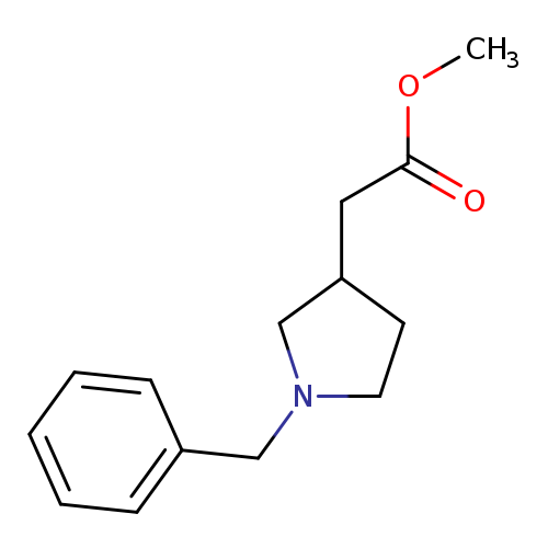 3-Pyrrolidineaceticacid, 1-(phenylmethyl)-, methyl ester