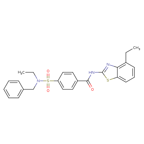 4-[benzyl(ethyl)sulfamoyl]-N-(4-ethyl-1,3-benzothiazol-2-yl)benzamide