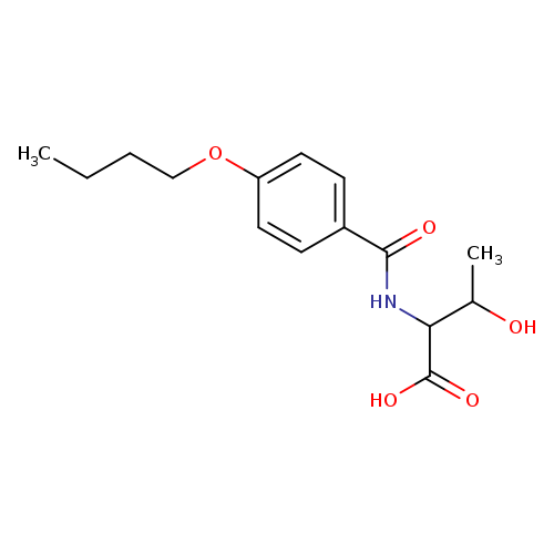 2-[(4-butoxyphenyl)formamido]-3-hydroxybutanoic acid