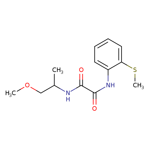 N-(1-methoxypropan-2-yl)-N'-[2-(methylsulfanyl)phenyl]ethanediamide