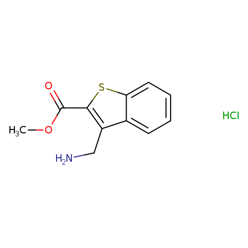 methyl 3-(aminomethyl)-1-benzothiophene-2-carboxylate hydrochloride
