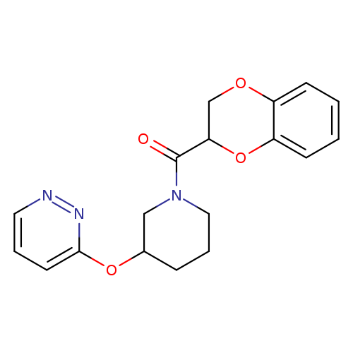 3-{[1-(2,3-dihydro-1,4-benzodioxine-2-carbonyl)piperidin-3-yl]oxy}pyridazine