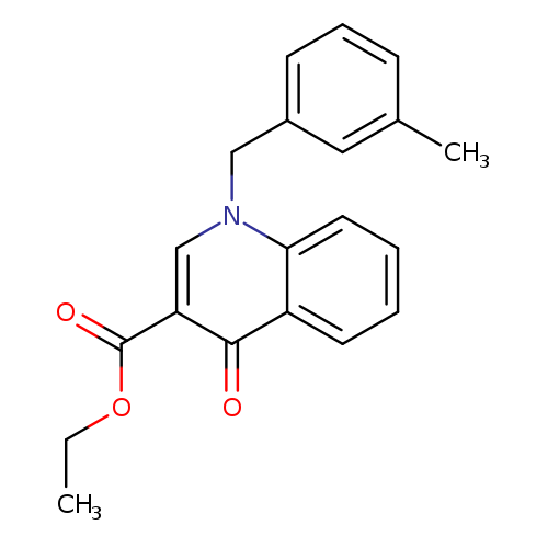 ethyl 1-[(3-methylphenyl)methyl]-4-oxo-1,4-dihydroquinoline-3-carboxylate