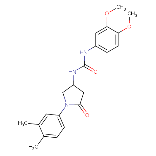 1-(3,4-dimethoxyphenyl)-3-[1-(3,4-dimethylphenyl)-5-oxopyrrolidin-3-yl]urea